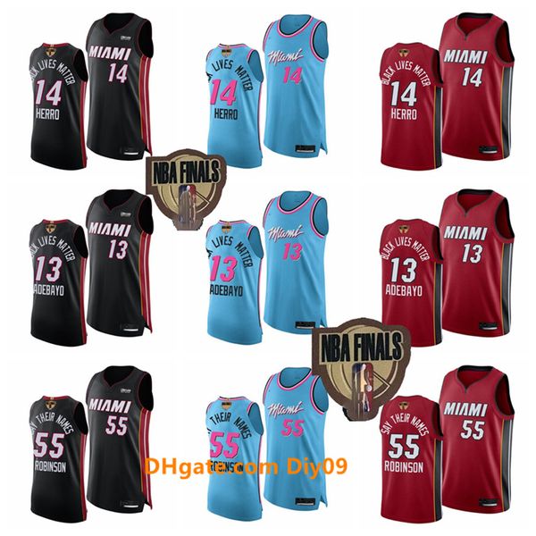 finals men 13 bam adebayo 14 tyler herro nba miami heat jersey 55 duncan robinson black lives matter blue red basketball jerseys, Black;red
finals men 13 bam adebayo 14 tyler herro nba miami heat jersey 55 duncan robinson black lives matter blue red basketball jerseys, Black;red
