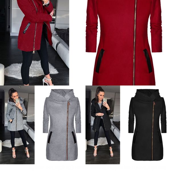 women's side zipper plus velvet mid-length hoodie jacket sweater women's side zipper plus velvet coat mid-length coat hoodiehoodie, Black
women's side zipper plus velvet mid-length hoodie jacket sweater women's side zipper plus velvet coat mid-length coat hoodiehoodie, Black