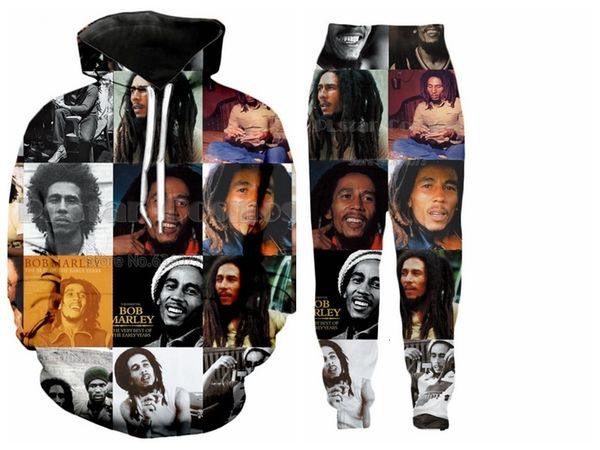 new men/womens reggae bob marley funny 3d print fashion tracksuits crewneck hip hop sweatshirt and pants 2 pcs set hoodies, Black
new men/womens reggae bob marley funny 3d print fashion tracksuits crewneck hip hop sweatshirt and pants 2 pcs set hoodies, Black