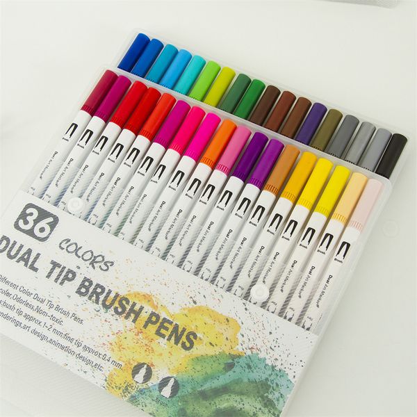 new black rod white rod 36 color graffiti color pen for elementary school children double-headed watercolor pen dual tip brush pen for art, Black;red
new black rod white rod 36 color graffiti color pen for elementary school children double-headed watercolor pen dual tip brush pen for art, Black;red