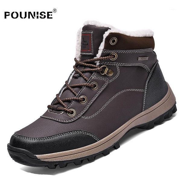 boots winter men's with fur 2021 warm men shoes fashion ankle lace-up non-slip waterproof male footwear work 37-471, Black
boots winter men's with fur 2021 warm men shoes fashion ankle lace-up non-slip waterproof male footwear work 37-471, Black