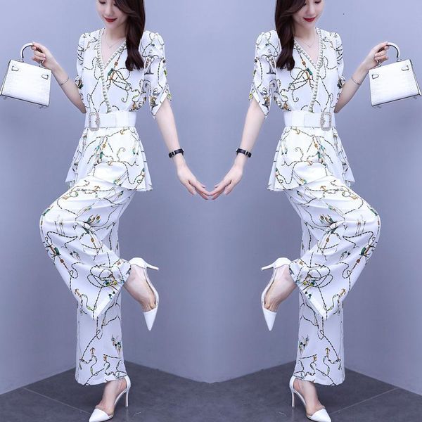 luxo female will see korean style suit sets chiffon femme terd, White
luxo female will see korean style suit sets chiffon femme terd, White