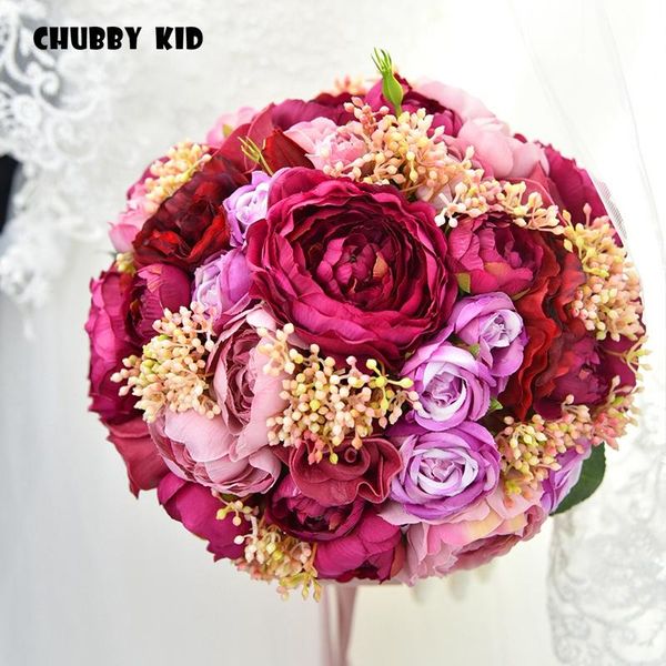 new hi-q vintage peony red rose bouquet wedding flower bridal bouquet artificial red rose wedding fake flower
new hi-q vintage peony red rose bouquet wedding flower bridal bouquet artificial red rose wedding fake flower
