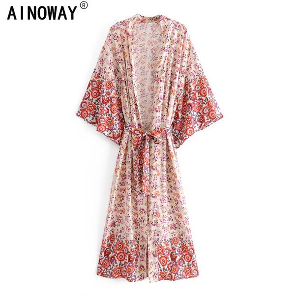 boho women multi floral print bat sleeve beach bohemian dresses kimono robe ladies v neck tassel summer happie cover up, Black;gray
boho women multi floral print bat sleeve beach bohemian dresses kimono robe ladies v neck tassel summer happie cover up, Black;gray