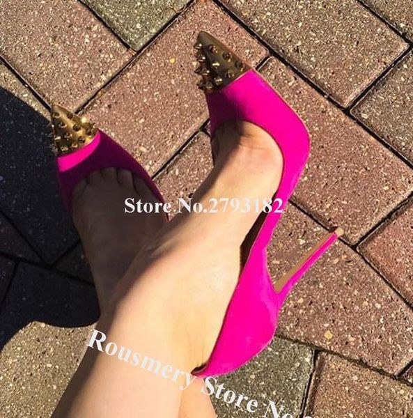 dress shoes brand design women gold rivet pointed toe stiletto heel pumps suede leather black blue high heels formal
dress shoes brand design women gold rivet pointed toe stiletto heel pumps suede leather black blue high heels formal