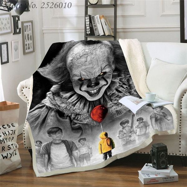 throw blanket it chapter two clown 3d velvet plush blanket bedspread for kids girls sherpa blanket couch quilt cover travel 01
throw blanket it chapter two clown 3d velvet plush blanket bedspread for kids girls sherpa blanket couch quilt cover travel 01