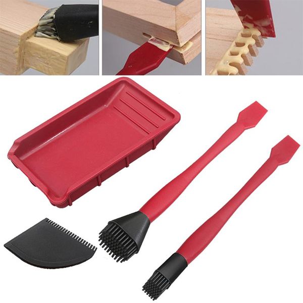 4pc/set manual gluer woodworking glue brush tool kit soft silicone glue brush carpenter woodworking coating tools
4pc/set manual gluer woodworking glue brush tool kit soft silicone glue brush carpenter woodworking coating tools