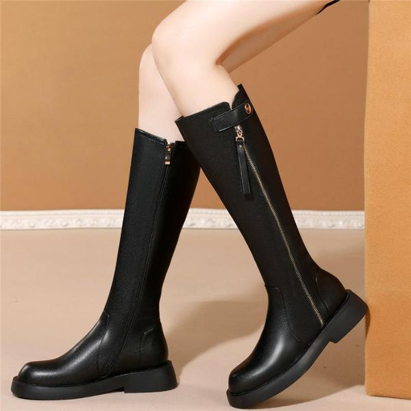 thigh high riding boots women genuine leather low heel mid calf motorcycle boots female round toe oxfords shoes casual shoes, Black
thigh high riding boots women genuine leather low heel mid calf motorcycle boots female round toe oxfords shoes casual shoes, Black