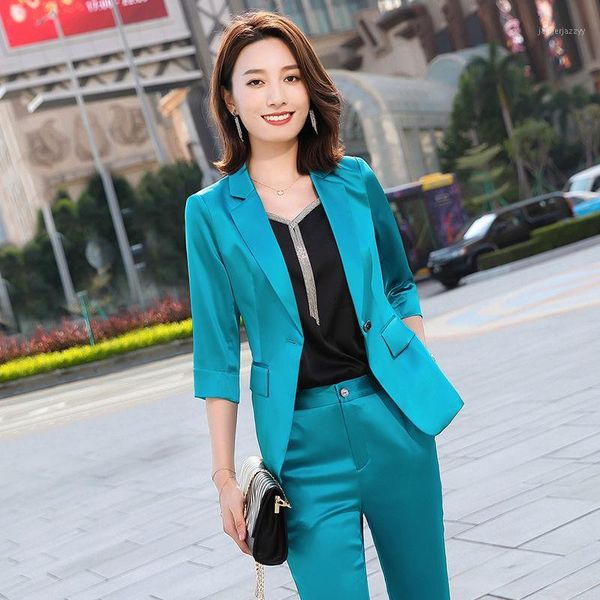 women's suits & blazers 2021 women vintage blazer pants suit office ladies jacket pencil trouser casual two piece sets plus size 4xl t0, White;black 
women's suits & blazers 2021 women vintage blazer pants suit office ladies jacket pencil trouser casual two piece sets plus size 4xl t0, White;black
