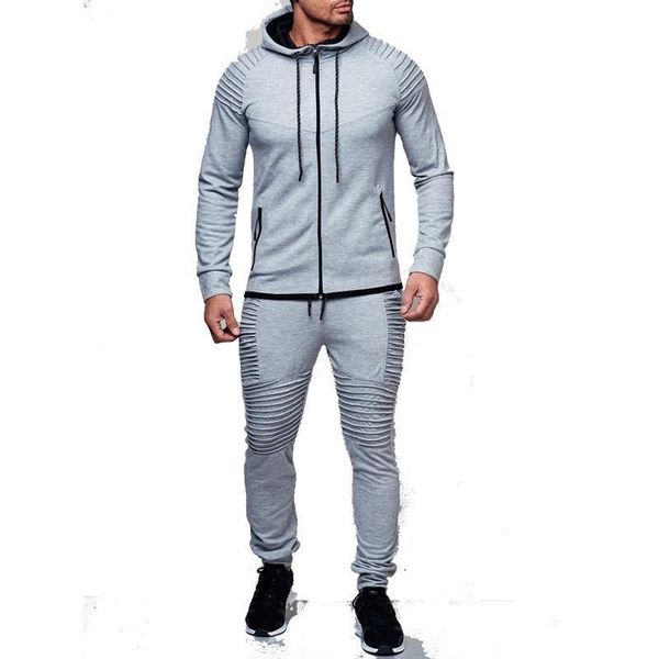 zogga fashion jacket pants sportswear men tracksuit hoodie spring autumn men brand clothes hoodies mens track suit set, Gray
zogga fashion jacket pants sportswear men tracksuit hoodie spring autumn men brand clothes hoodies mens track suit set, Gray