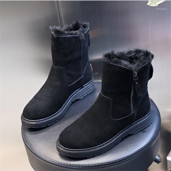 snow boots women's autumn and winter 2020 new thick soled middle tube leather cotton boot children's plush thickening antiskid1, Black
snow boots women's autumn and winter 2020 new thick soled middle tube leather cotton boot children's plush thickening antiskid1, Black
