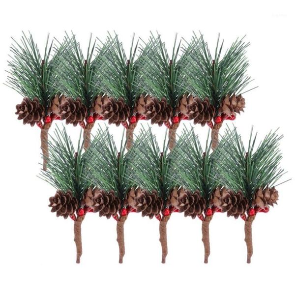 20 pieces of artificial pvc pine tree stems and pine cones suitable for christmas flower cloth garland home decoration1
20 pieces of artificial pvc pine tree stems and pine cones suitable for christmas flower cloth garland home decoration1