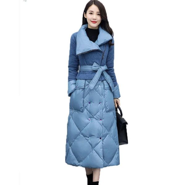 women's down & parkas 2021 winter parka women om oversized warm fluffy jacket coat female over the knee longer sheep fur stitching over, Black
women's down & parkas 2021 winter parka women om oversized warm fluffy jacket coat female over the knee longer sheep fur stitching over, Black