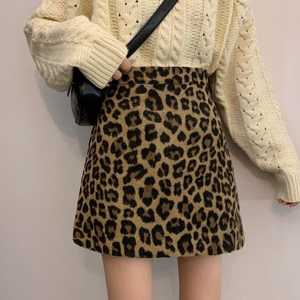 winter fall fashion womens high waisted animal leopard soft wool blend leopard bodycon knitted mini skirt, Black
winter fall fashion womens high waisted animal leopard soft wool blend leopard bodycon knitted mini skirt, Black