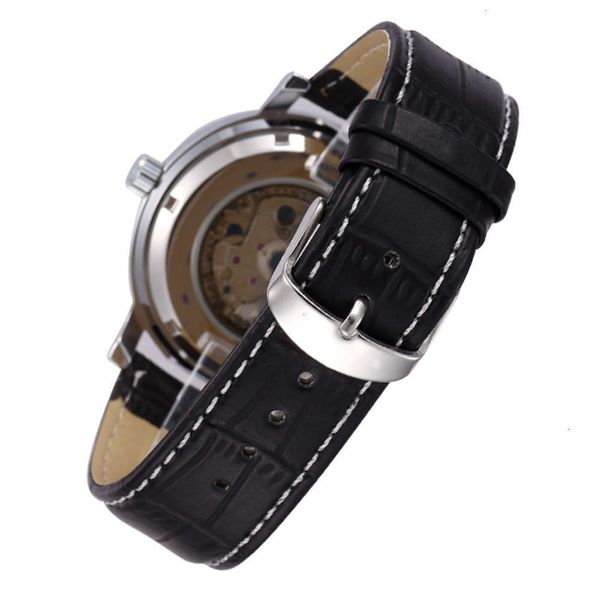 out automatic hollow calendar mechanical fashion watch three needle half second male pointer mechanical domestic watch, Slivery;brown
out automatic hollow calendar mechanical fashion watch three needle half second male pointer mechanical domestic watch, Slivery;brown