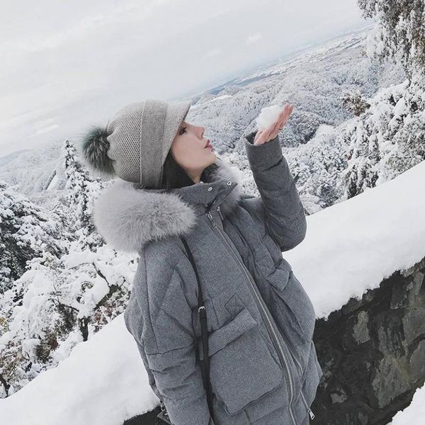 new women duck down jacket 2019 winter thicken warm medium long outerwear female slim real fur collar hooded hats down coats1, Black
new women duck down jacket 2019 winter thicken warm medium long outerwear female slim real fur collar hooded hats down coats1, Black