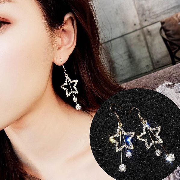 new statement hollow star simulated pearl asymmetry tassel earrings for women party jewelry rhinestone pentagonal earrings ing, Golden
new statement hollow star simulated pearl asymmetry tassel earrings for women party jewelry rhinestone pentagonal earrings ing, Golden