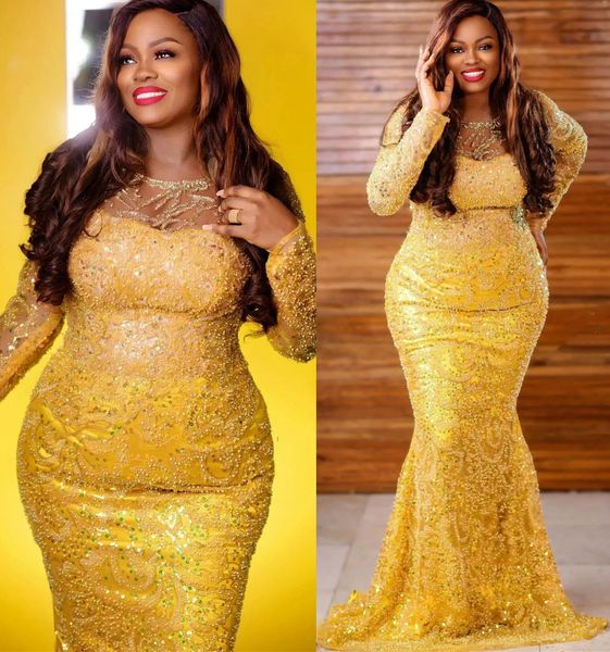 2022 plus size arabic aso ebi gold luxurious mermaid prom dresses sequined lace evening formal party second reception birthday engagement go, Black
2022 plus size arabic aso ebi gold luxurious mermaid prom dresses sequined lace evening formal party second reception birthday engagement go, Black