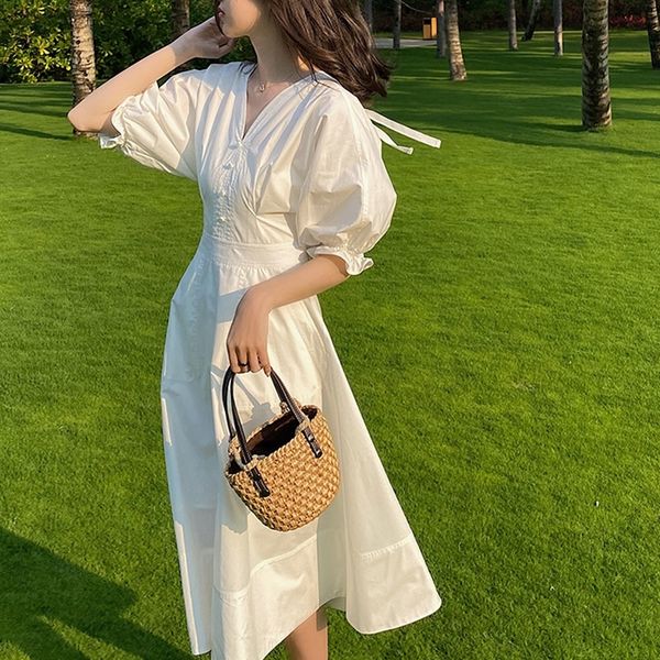 jpekr internet celebrity temperament women's summer v-neck bubble sleeve women's fashion new slimming same aline dress dress fashi, Black
jpekr internet celebrity temperament women's summer v-neck bubble sleeve women's fashion new slimming same aline dress dress fashi, Black
