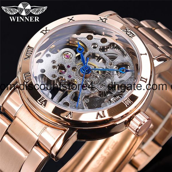 winner's new winner women's fashion leisure hollow out mechanical movement manual mechanical watch, Slivery;brown
winner's new winner women's fashion leisure hollow out mechanical movement manual mechanical watch, Slivery;brown