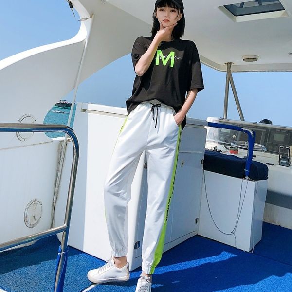 chaopai sports suit women pants pantst-shirt casual pants2020 summer new korean style loose and slim short sleeve t-shirt casual pants two s, Gray
chaopai sports suit women pants pantst-shirt casual pants2020 summer new korean style loose and slim short sleeve t-shirt casual pants two s, Gray
