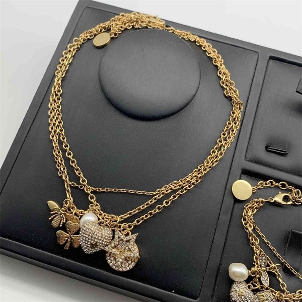 bee star pearl multi layer necklace women fashion love brilliant diamonds bracelet women, Black
bee star pearl multi layer necklace women fashion love brilliant diamonds bracelet women, Black