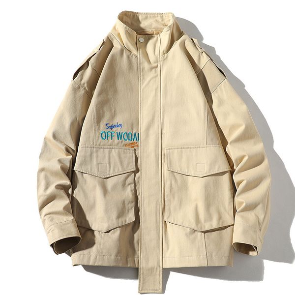 2021 new casual men's shredded hip hop spring streetwear embroidered letter cotton jacket hipster youth sweater i1wm 1yi9, Black;brown
2021 new casual men's shredded hip hop spring streetwear embroidered letter cotton jacket hipster youth sweater i1wm 1yi9, Black;brown