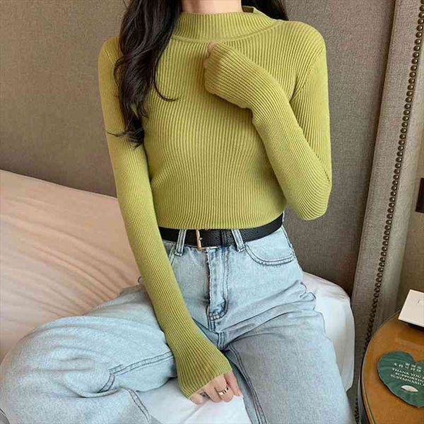 autumn winter half turtleneck pullovers sweaters women primer shirt long sleeve short slim-fit tight jumper candy color, White;black
autumn winter half turtleneck pullovers sweaters women primer shirt long sleeve short slim-fit tight jumper candy color, White;black