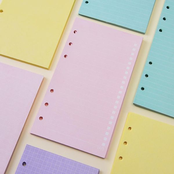 6 holes loose leaf notebook spiral planner refill inner paper a5 a6 pages blank grid line to do list for filofax, Purple;pink
6 holes loose leaf notebook spiral planner refill inner paper a5 a6 pages blank grid line to do list for filofax, Purple;pink