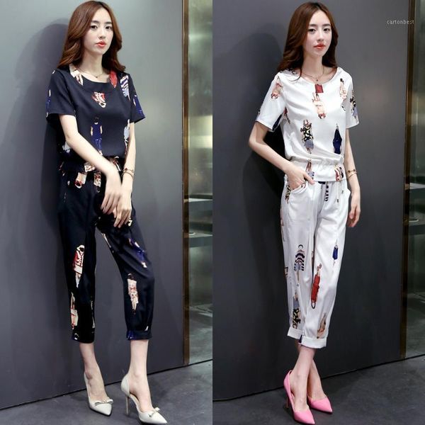women's tracksuits women set 2 pieces summer lady casual suits short sleeve t-shirt + capris pants cropped trousers two-piece suit1, Gray
women's tracksuits women set 2 pieces summer lady casual suits short sleeve t-shirt + capris pants cropped trousers two-piece suit1, Gray