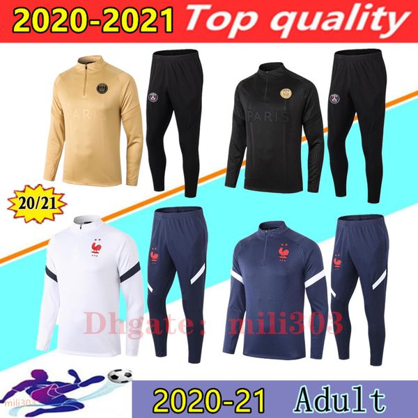 20 21 франция париж длинный рукав футбол костюм survetement 2020 2021 mbappe майо де foot футбол куртка спортивный костюм бег трусцой, Black
20 21 франция париж длинный рукав футбол костюм survetement 2020 2021 mbappe майо де foot футбол куртка спортивный костюм бег трусцой, Black