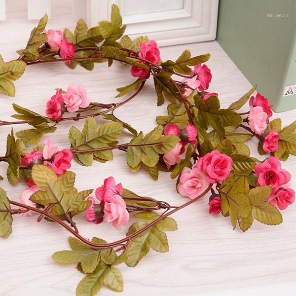 decorative flowers & wreaths 2.3m silk pink rose artificial flower wall romantic wedding arch garland autumn fake ivy leaves home decoration
decorative flowers & wreaths 2.3m silk pink rose artificial flower wall romantic wedding arch garland autumn fake ivy leaves home decoration
