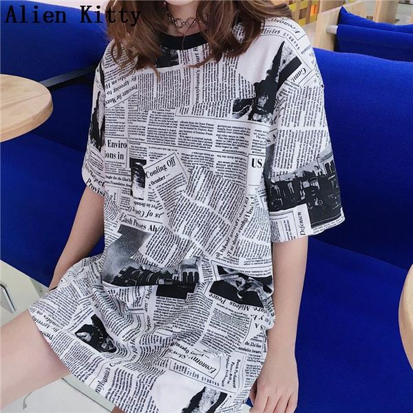 винтажная мода 2020 cute печати газеты summer casual простой милый сладкий плюс размер майка с коротким рукавом сыпучие, White
винтажная мода 2020 cute печати газеты summer casual простой милый сладкий плюс размер майка с коротким рукавом сыпучие, White