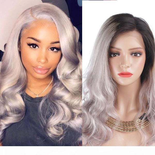 full lace human hair wigs lace front human hair wig ombre t1b grey# color wavy side part 130% density wig, Black
full lace human hair wigs lace front human hair wig ombre t1b grey# color wavy side part 130% density wig, Black