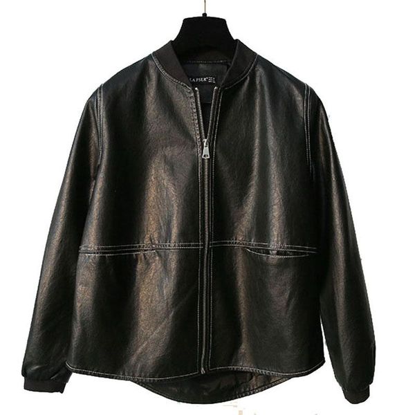 autumn new pu leather jacket women casual short soft faux leather jacket female zipper basic coat ladies biker, Black
autumn new pu leather jacket women casual short soft faux leather jacket female zipper basic coat ladies biker, Black