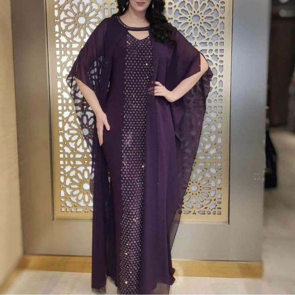 2021 muslim dubai feminine two sets of spangled sequins long straps dressed in elegant party dress woman purple outfits fxgh, Black;gray
2021 muslim dubai feminine two sets of spangled sequins long straps dressed in elegant party dress woman purple outfits fxgh, Black;gray