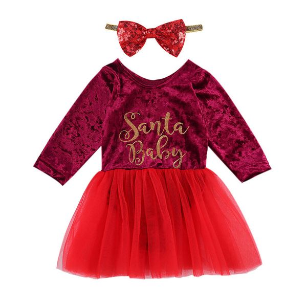 baby girl christmas long sleeve crewneck bodysuit dress headband 0-18m newborn infant festival casual velvet mesh short dresses 1023, Red;yellow
baby girl christmas long sleeve crewneck bodysuit dress headband 0-18m newborn infant festival casual velvet mesh short dresses 1023, Red;yellow