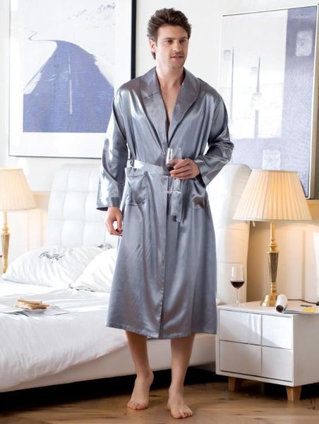 2019 men sleepwear nightgown long sleeve satin sleep robe gown casual solid rayon home shirt luxury kimono spa bathrobe dress1, Black;brown
2019 men sleepwear nightgown long sleeve satin sleep robe gown casual solid rayon home shirt luxury kimono spa bathrobe dress1, Black;brown