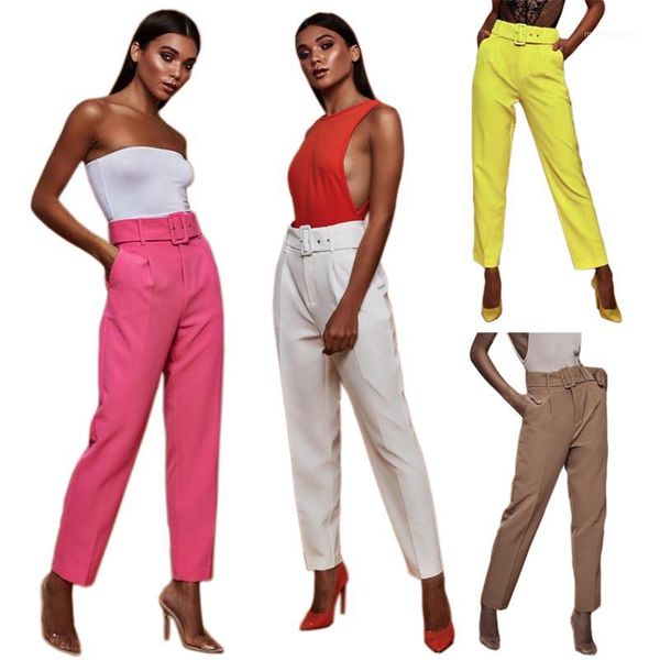 women's pants & capris spring high waist casual women belted straight leg slacks office lady suit pant streetwear1, Black;white
women's pants & capris spring high waist casual women belted straight leg slacks office lady suit pant streetwear1, Black;white