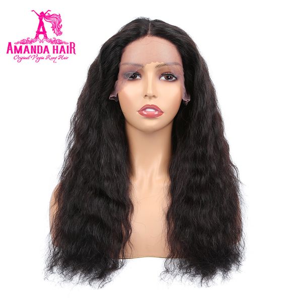 lace wigs amanda brazilian kinky straight remy 13x4 front human hair with baby 150% density for women wig, Black;brown
lace wigs amanda brazilian kinky straight remy 13x4 front human hair with baby 150% density for women wig, Black;brown