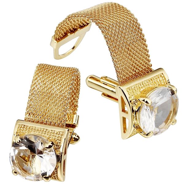 hawson fashion cufflinks for men cufflinks with chain - stone and shiny gold tone accessories - party gifts for men 201109, Silver 
hawson fashion cufflinks for men cufflinks with chain - stone and shiny gold tone accessories - party gifts for men 201109, Silver