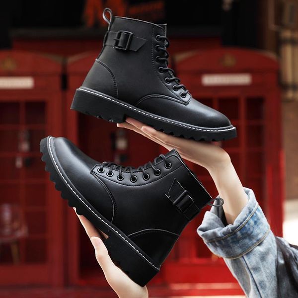 boots black women short lace up flat heel casual fashion ankle woman cool punk winter shoes footwear size 35-41
boots black women short lace up flat heel casual fashion ankle woman cool punk winter shoes footwear size 35-41