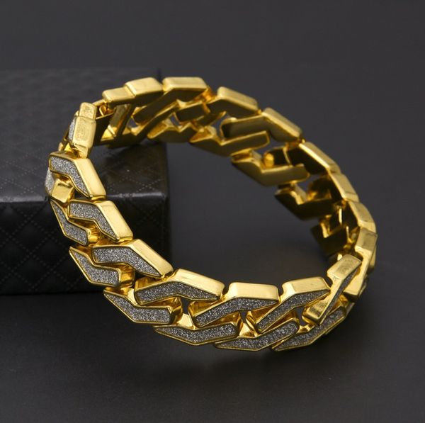 cuban link chain bracelet for mens iced out hip hop bracelets jewelry gold plating bangle zircon cha fashion design, Black
cuban link chain bracelet for mens iced out hip hop bracelets jewelry gold plating bangle zircon cha fashion design, Black