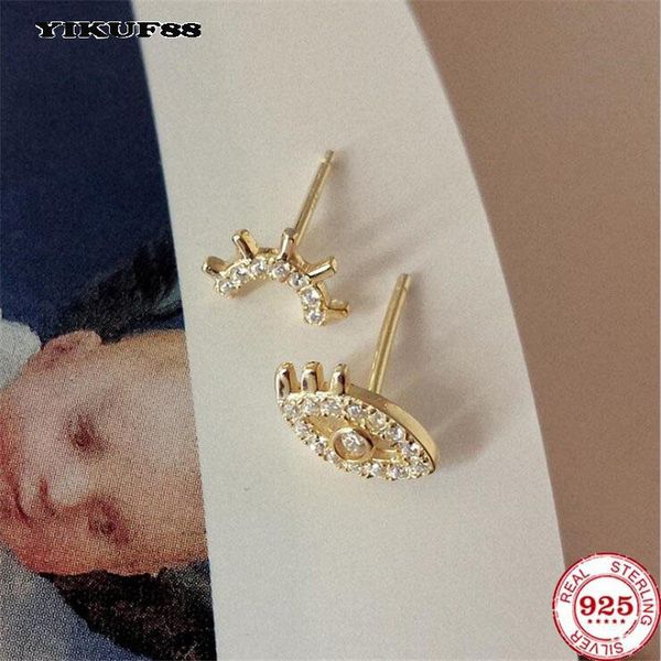 YIKUF88 s925 sterling silver women earrings eyes Stud earrings female asymmetric, Golden;silver
YIKUF88 s925 sterling silver women earrings eyes Stud earrings female asymmetric, Golden;silver