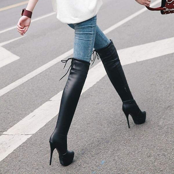 ldhzxc new arrive women boots fashion flock zipper pointed toe over the knee boots party autumn winter boots t200425, Black
ldhzxc new arrive women boots fashion flock zipper pointed toe over the knee boots party autumn winter boots t200425, Black