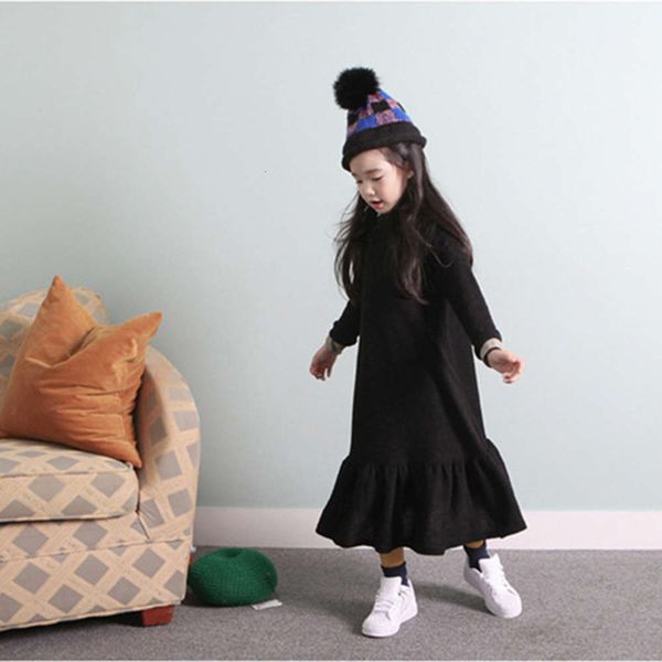 of parent zhongda child korean version children's drs, girls' autumn and winter round neck black princs, Red;yellow
of parent zhongda child korean version children's drs, girls' autumn and winter round neck black princs, Red;yellow