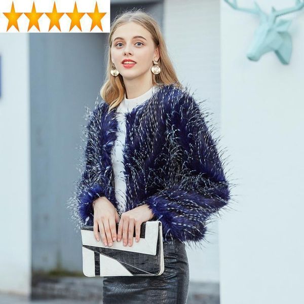 women peacock blue faux female furry jacket fall 2021 winter shaggy artificial fur coat abrigo mujer kj9831, Black
women peacock blue faux female furry jacket fall 2021 winter shaggy artificial fur coat abrigo mujer kj9831, Black