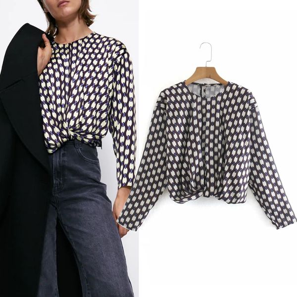 2021 new women printed cropped satin blouse woman autumn knot asymmetric hem o-neck long sleeve blouses ladies elegant 8xc9, White
2021 new women printed cropped satin blouse woman autumn knot asymmetric hem o-neck long sleeve blouses ladies elegant 8xc9, White