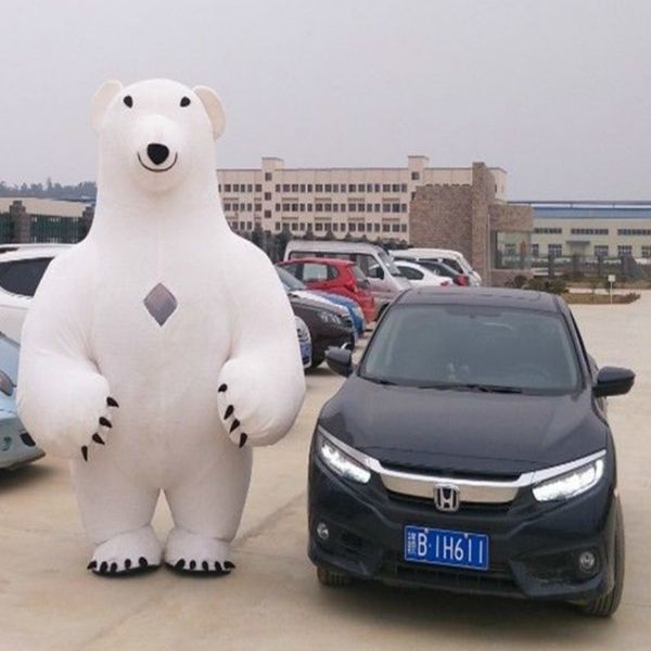 mascot costumes 2.8m inflatable polar bear mascot costume advertising carnival halloween suits outfits party game dress adults size new, Red;yellow
mascot costumes 2.8m inflatable polar bear mascot costume advertising carnival halloween suits outfits party game dress adults size new, Red;yellow