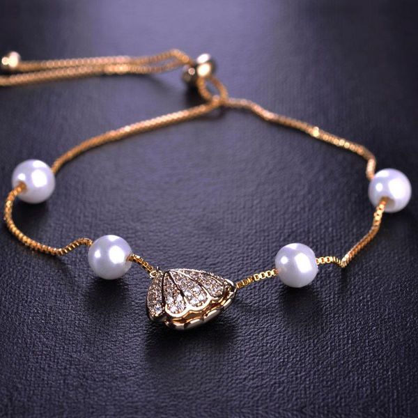 dazz simulated pearl copper zircon bracelets for women girl gold silver color bridal femmes pulsera wrist hand accessories, Black
dazz simulated pearl copper zircon bracelets for women girl gold silver color bridal femmes pulsera wrist hand accessories, Black